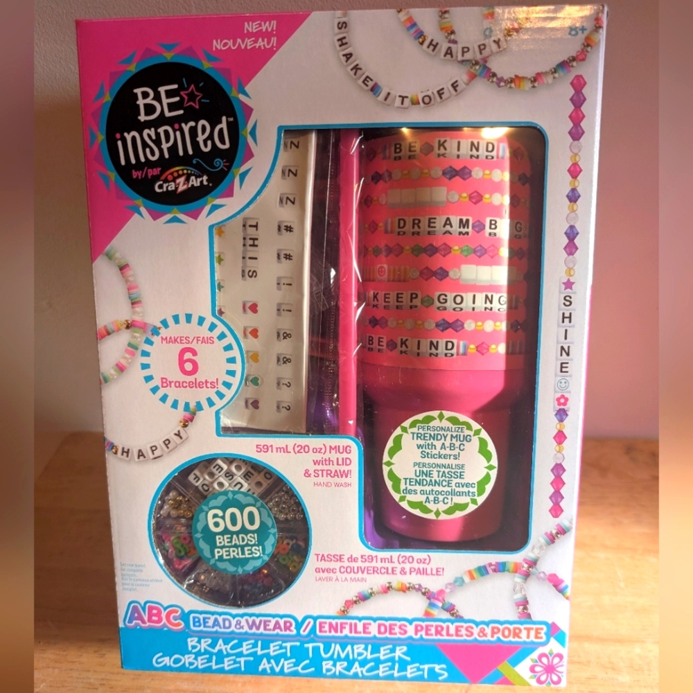 Cra-Z-Art Be Inspired Bracelet Tumbler - Pink